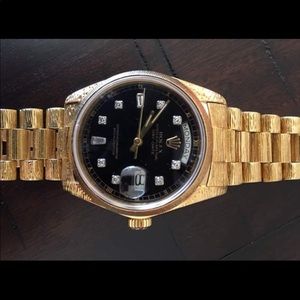 Gents gold and diamonds Rolex